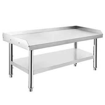 Stainless Steel Work Table & Heavy-Duty Kitchen Stand with 1000 lb Capacity
