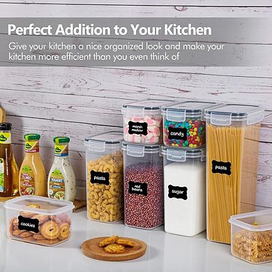 Airtight Food Storage Containers with Lids, 24-Piece BPA-Free Set