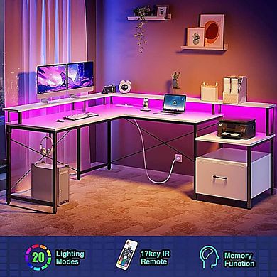 Modern Study Desk With Drawer