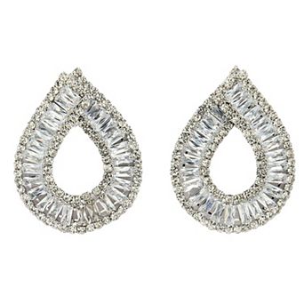AGP PARIS Diva Collection Sterling Raindrop Shaped Studs