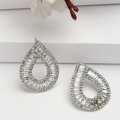 AGP PARIS Diva Collection Sterling Raindrop Shaped Studs