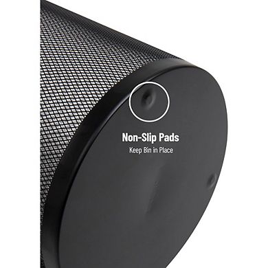 Umbrella Stand,Multi-Purpose Mesh Storage Stand, Organizer for Office and Entryway,Metal Mesh,Black