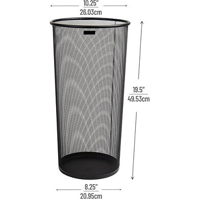 Umbrella Stand,Multi-Purpose Mesh Storage Stand, Organizer for Office and Entryway,Metal Mesh,Black
