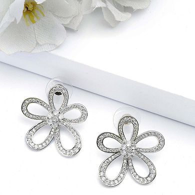 AGP PARIS Hollow Floral Earrings