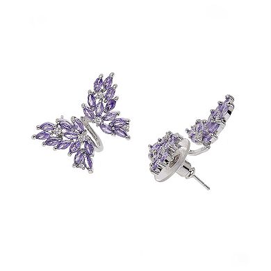 AGP PARIS Whimsical Butterfly wing Drop Earrings