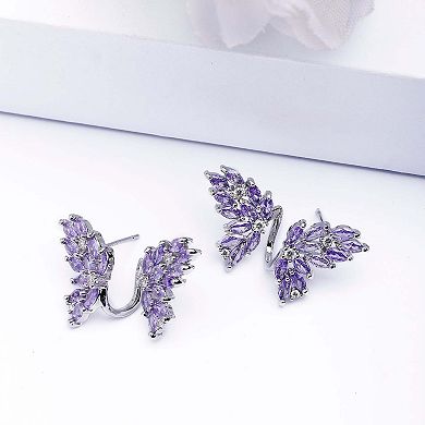 AGP PARIS Whimsical Butterfly wing Drop Earrings