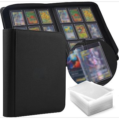 Great Ambitions Toploader Binder, Holds 360 Toploaders, Ringless Double-Sided Toploader Card Binder