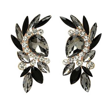 AGP PARIS Diva Collection Leafy Stud Earrings