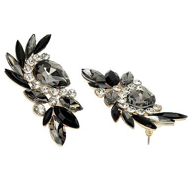 AGP PARIS Diva Collection Leafy Stud Earrings