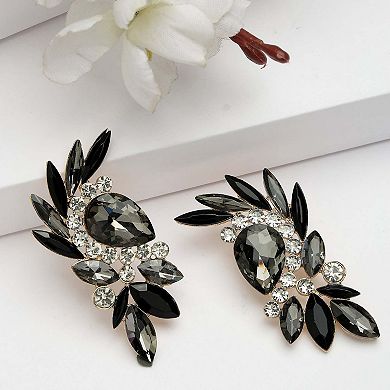 AGP PARIS Diva Collection Leafy Stud Earrings