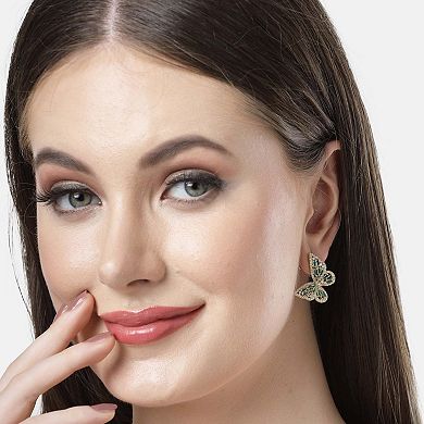 AGP PARIS Diva Collection Butterfly Stud Earrings