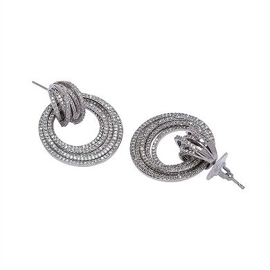 AGP PARIS Diva Tripple Layered Hoop Earrings