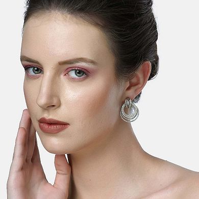 AGP PARIS Diva Tripple Layered Hoop Earrings