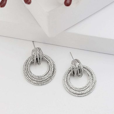 AGP PARIS Diva Tripple Layered Hoop Earrings