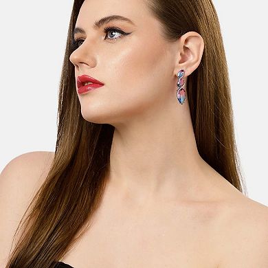 AGP PARIS Gleaming violet Drop Earrings