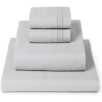 Great Ambitions 4 pc Hotel Luxury Sheets Set - Cooling, Wrinkle Resistant, Extra Soft (Queen)
