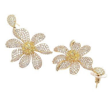 AGP PARIS Diva Floral Drop Earrings