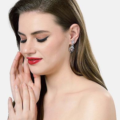 AGP PARIS Infinity Pink Pear shaped Earrings