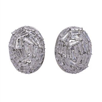 AGP PARIS Baguette Stud Earrings