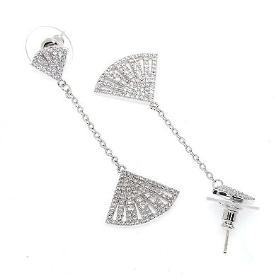 AGP PARIS Silver colored Seashore Long Earrings