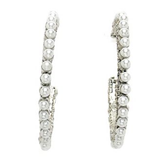 AGP PARIS Diva Collection C-Shaped Hoop Earrings