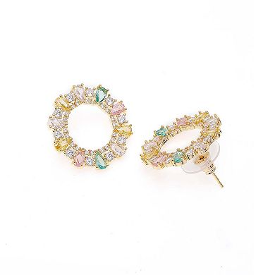 AGP PARIS Multicolored Small Hoop Earrings