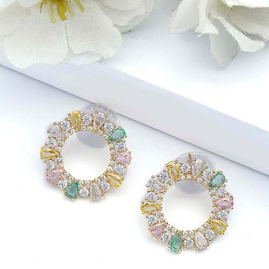 AGP PARIS Multicolored Small Hoop Earrings