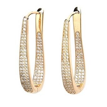 AGP PARIS Diva Collection U-Shaped Zirconia Hoops