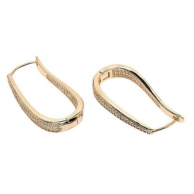 AGP PARIS Diva Collection U-Shaped Zirconia Hoops