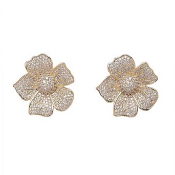 AGP PARIS Radiant Floral Stud Earrings