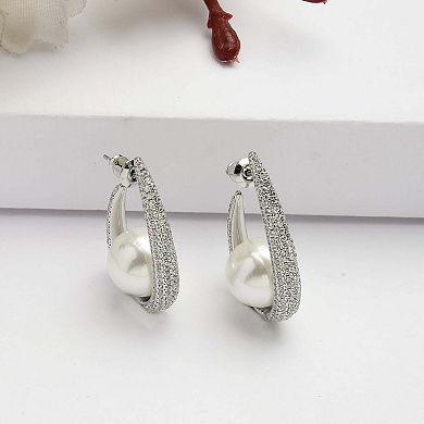 AGP PARIS Diva Collection Iconic Sling Pearl Earrings