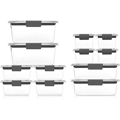 24-Piece BPA-Free Airtight Food Storage Containers, Perfect for Meal Prep & Leftovers