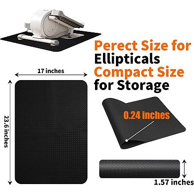 Great Ambitions Double Side Non Slip Workout Mat , Foot Peddler Ellipse Leg Exerciser Mats