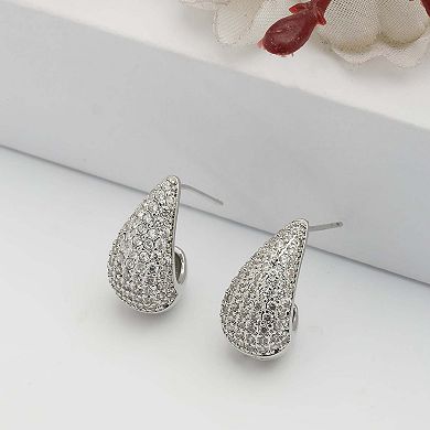 AGP PARIS Dewdrop Hoop Earrings