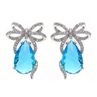 AGP PARIS Charming Light Blue Drop Earrings