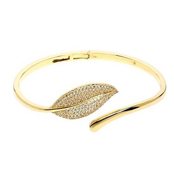 AGP PARIS Diva Classy Leaf Cuff Bracelet