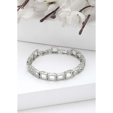 AGP PARIS Diva Hollow Square Chain Bracelet