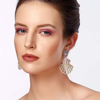 AGP PARIS Diva Shell-shaped Dangle Earrings