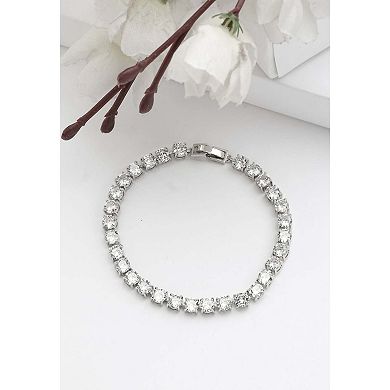 AGP PARIS Diva Delicate Bezel Tennis Bracelet