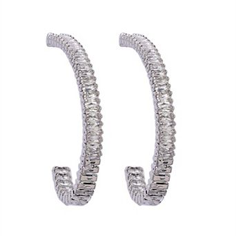 AGP PARIS C-shaped Hoop Earrings