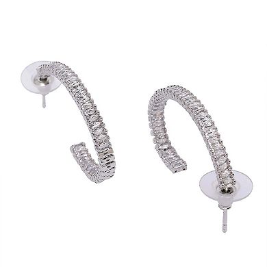 AGP PARIS C-shaped Hoop Earrings