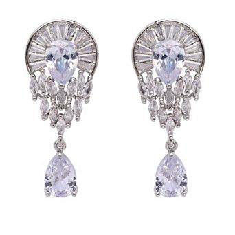 AGP PARIS Sparkling Teardrop Earrings