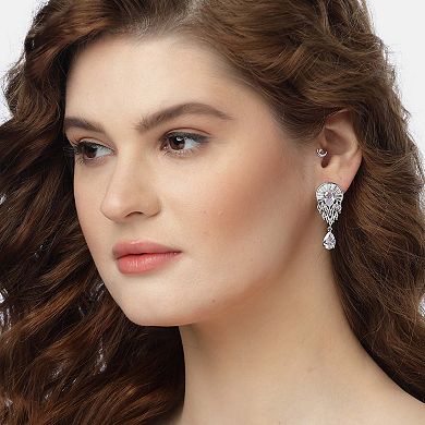 AGP PARIS Sparkling Teardrop Earrings