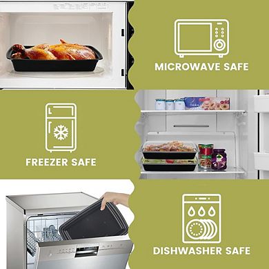 30-Pack 48oz Meal Prep Food Storage Containers with Lids, BPA-Free