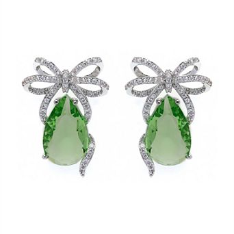 AGP PARIS Charming Green Drop Earrings