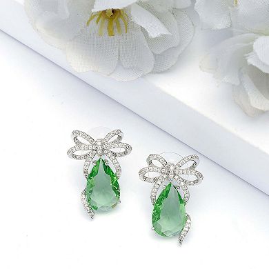AGP PARIS Charming Green Drop Earrings