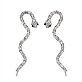 AGP PARIS Slithering Serpent Long Earrings