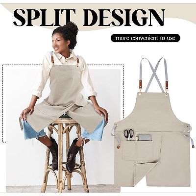Great Ambitions Crossback Pottery Apron Split Leg with Large