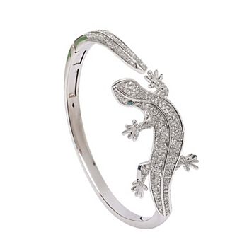 AGP PARIS Diva Lizard Cuff Bracelet