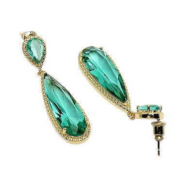 AGP PARIS Diva Collection Sleek Water Droplet Dangle Earrings